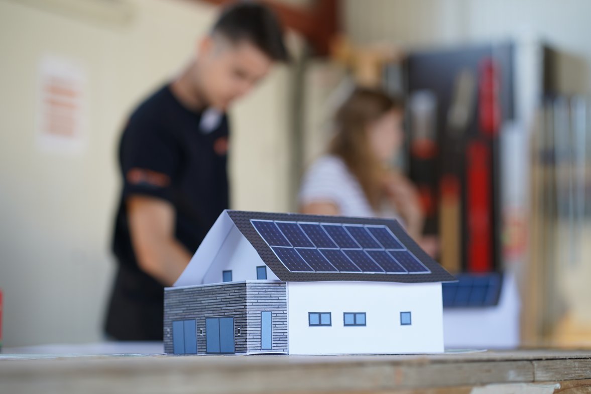 Auszubildende 2020 - Projektarbeit Hausbau